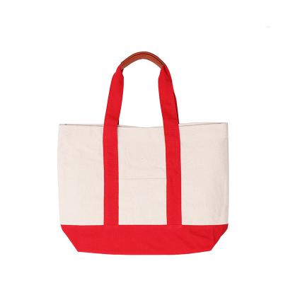 China Wholesale Portable High Quality Tote Bag Cotton Canvas Tote Bag Shopping Bag for sale