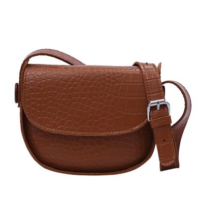 China Lady Wholesale Branded Designer's Latest Crocodile Pattern Phone Cross - Body Bag for sale