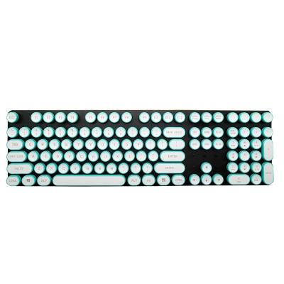 China Injection Molding 108 Keys Retro Mechanical Keyboard Steampunk ABS Round Keycap Mechanical Keycap For Mechanical Keyboard for sale