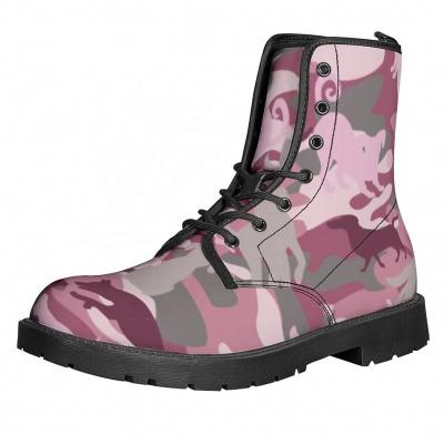 China Women's Fashion Ankle Flag Dog Pink Martin Boots Men Printed for sale