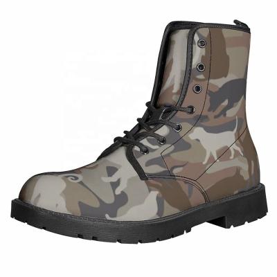 China Wholesale Fashion Martin Boots Flag Dog Animal Printed Men From Manufacturer for sale