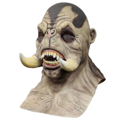 China As Description Shows Halloween Scary Creepy Evil Doomhammer Mask Masquerade Rave Party Costume Prop for sale