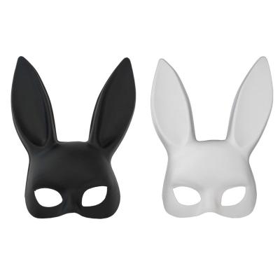 China AS Image White Color Women Girl Rabbit Bunny Long Ears Mask Halloween Sexy Party Cosplay for sale