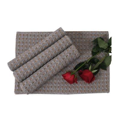 China New Next Modern Manufacturing PP Raffia Place Mat Easy Maintain Place Mats Set for sale