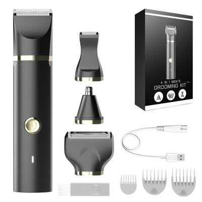 China Custom Popular Outdoor T9 Multi Functional 4 in 1 Power Nose Beard Eyebrow Hair Trimmer and Clippers for sale