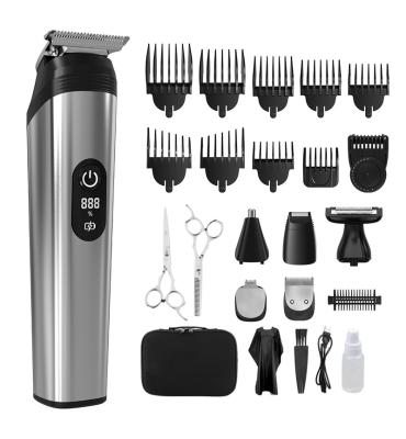 China Unibono Outdoor 6 in 1 Professional Electric Cordless Hair Trimmer OEM Rechargeable Multi Trimmer for Different Body Parts with TR for sale