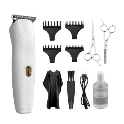 China Outdoor Professional Custom Cordless Barber Clippers Rechargeable USB Waterpoof Men Barber Clippers for sale