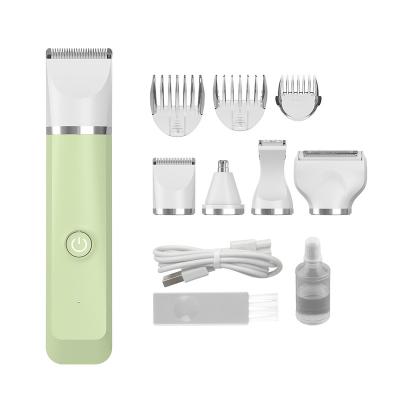 China Hotel 4 in 1 Epilator Women's Electric Bikini Trimmer Lady Pubic Hair Shaver IPX7 Waterproof for Armpits Bikini Legs Nose for sale