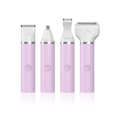 China Hotel IPX7 Waterproof Body Trimmers Painless Physical Hair Removal Epilator Remover For Bikini Body Hair For Women for sale