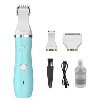 China Hotel New Arrival Portable 2 IN 1 Kit Trimmer Lady Epilator Waterproof Grooming IPX7 Customized Design Body Hair Remover For Women for sale