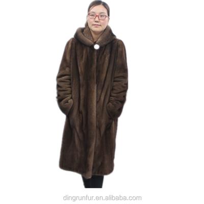 China 2018 Viable Lady Viable True Real Mink Fur Coat Garment Natural Mink Fur Jacket for sale