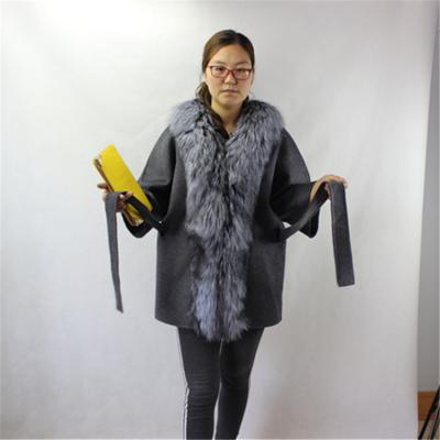 China Customized Double Style Women Face Cashmere Wool Anti-Shrink Coat for sale