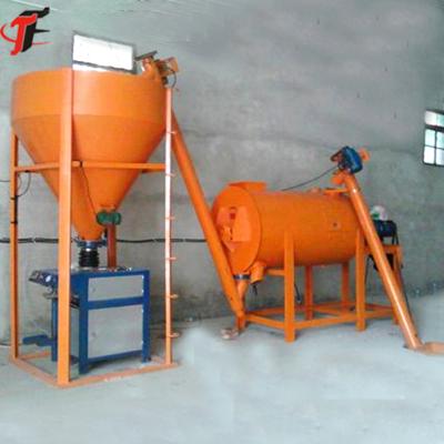 China Technology Simple Interface Dry Powder Plant In Simple Dry Mix Mortar Production Line for sale