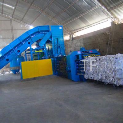 China Food Horizontal Carton Machine Horizontal Baler Carton Baler Packing Automatic Baler for sale