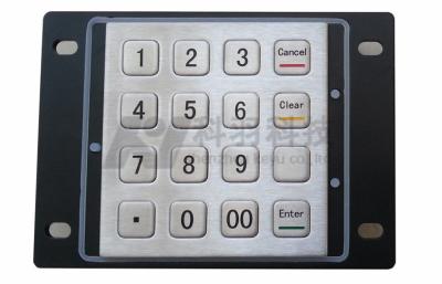 China Banking PCI Encrypted Pin Pad IK7 , Rugged Wire Kiosk Keypad for sale