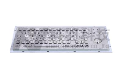 China IP65 Waterproof Industrial Keyboard With Trackball for sale