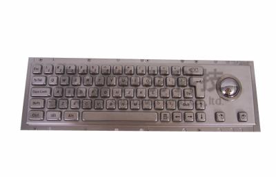 China 65 Key Metallic Industrial Keyboards With Trackball for sale