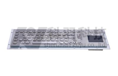 China IP65 Dust-proof Industrial Keyboard With Touchpad , Key Stroke Travel 2mm for sale