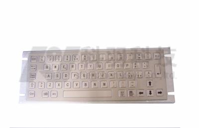 China Teclado indestructible dominante NEMA4, IK7, teclado impermeable del metal 64 en venta