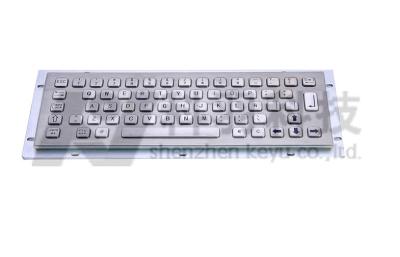 China Wired Industrial Metal Keyboard Vandal Resistant , Industrial Computer Keyboard for sale