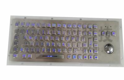 China WINDOWS98 XP Illuminated Metal Keyboard , Vandal Resistant for sale