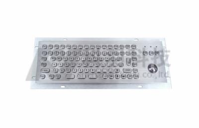 China Optical Trackball Industrial Mini Keyboard 90 Key Rubber Switch for sale