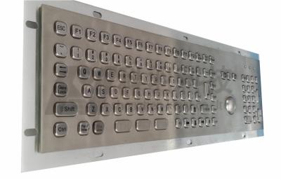 China Kiosk Industrial Mini Keyboard Stainless Steel Panel Mount for sale