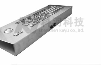 China Rubber Switch Industrial Mechanical Keyboard With Trackball for sale