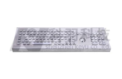 China 106 Key Industrial Desktop Keyboard With Mechanical Trackball for sale