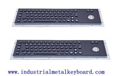 China Industrial Black Metal Keyboards For Gaming Machine , Brushed Surface for sale