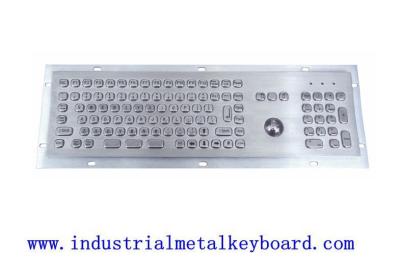 China Outdoor Industrial Keyboard With Mini Optical Trackball , IP67 Waterproof for sale