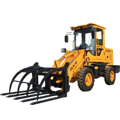 China Hotels Mini Wheel Front Loader ZL-912 FUKAI Farm Use Home Use Mini Wheel Loader for sale