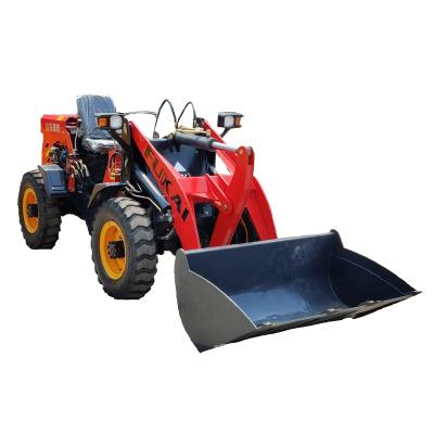 China Top Hotels Mini Wheel Loader FUKAI-800 Productivity and Safety FUKAI 4Wheels Loader for sale