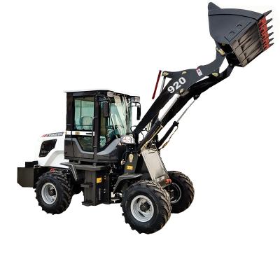 China Hotels Mini Wheel Front Loaders 42kw ZL-920 Civil and Engineering Construction Payload Loader for sale