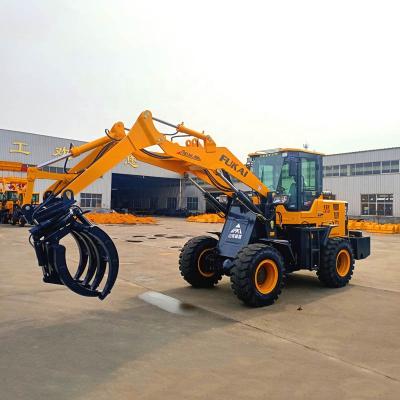 China Hotels fukai brand front radlader compact small 2 ton mini wheel loader for sale for sale