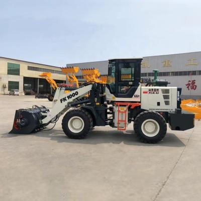 China Hotels Low Price Four Wheel Drive Multi Function Concrete Mixing Bucket Loader Concrete Mixing for sale