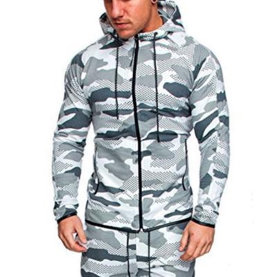 China Men's Outdoor Sports Anti-UV Camouflage Sublimation Hoodie Training And Wear Jogging Men for sale