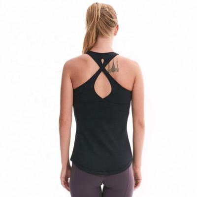 China 2021 Wholesale High Quality Breathable Women Fitness Wear Fashion Design Yoga Tank Tops for sale