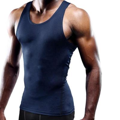 China Wholesale QUICK DRY Men's Solid Color Slim Fit Top Quick Dry Tank Tops for sale