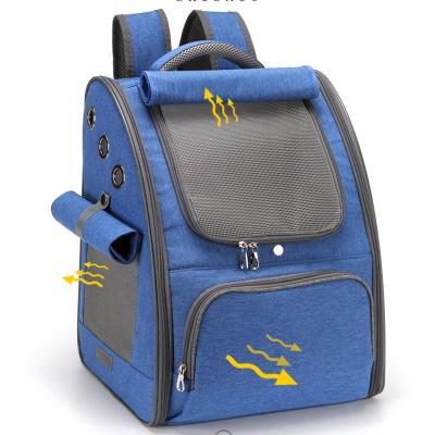 China Airline Dog Travel Approved Bag Outdoor Cat Carrier Bag Portable Dog Backpack Carrier With Collar Lock for sale