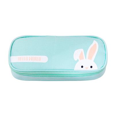 China Large Capacity Zipper Pencil Case Waterproof Cute Animal Customized Stationery Bag Printed Pencil Bag For Kids Primary School for sale