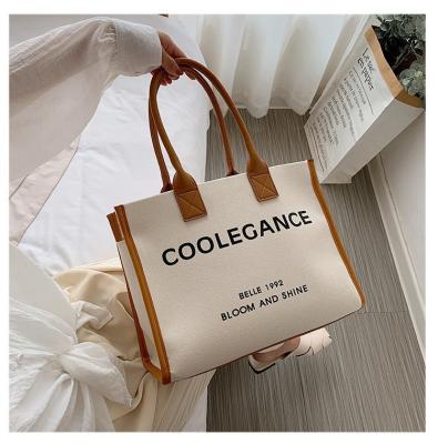 China Retro Fashion Vintage Bag Women's Elegant Korean Style Girls Drop Handbag 2020 Chic Bags in Canvas for sale