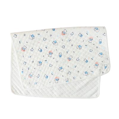 China Waterproof cotton kaiguang baby urinal pad for newborn breathable cotton washable summer baby crib sheet for sale