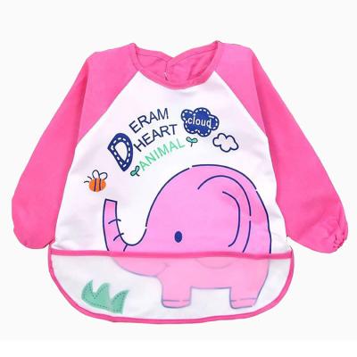 China EVA kaiguang baby use reverse waterproof bibs for babies overclothes with rice bag bib mouth baby products for sale