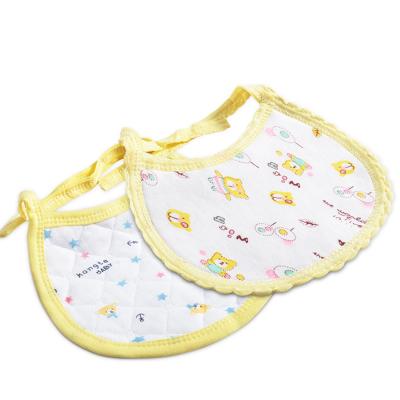 China Kaigaung baby bib cotton baby boys and girls 0-2 years old eating bib baby drool towel wholesale supplies for sale