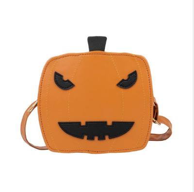 China Wholesale High Quality Water Proof Hallowmas PU Cross - Cute Pumpkin Single Shoulder Bag Skinny Body Messenger Bag for sale