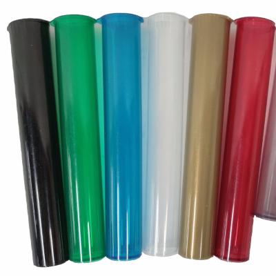 China Pill Custom Logo Printing 190mm Dube Smoke Tube Plastic Top Kid J Noise Resistant Pre Rolled Tube for sale