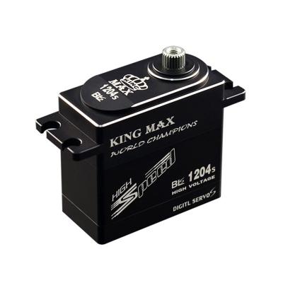 China RC Hobby KINGMAX BLS1204S 69g HT Servo Brushless Motor Waterproof 12kg.cm Full Metal Gear Digital Standard For RC Heli for sale