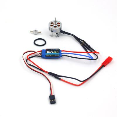 China FATJAY RC hobby power system drip-proof combo motor and brushless ESC 1300K16 2211 1100KV 1700KV grams outrunner with 10A ESC for sale