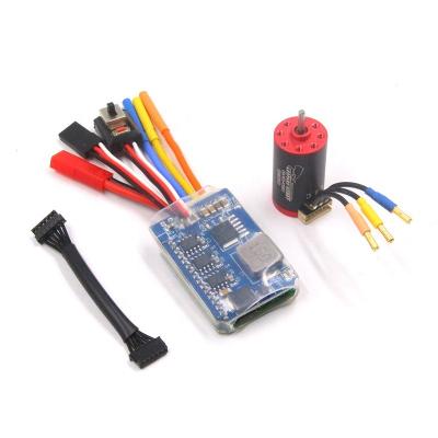 China upgrade dripproof brushless leopard LBA1625 4300KV sensored inrunner brushless motor with 45A sensored combo ESC for RC 1/24 1/28 cars for sale